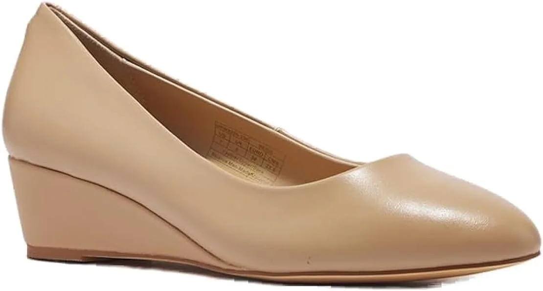 کفش پاشنه بلند چرمی زنانه HUSHPUPPIES مدل Hpw2225-236 - بژ، سایز 39 اروپا