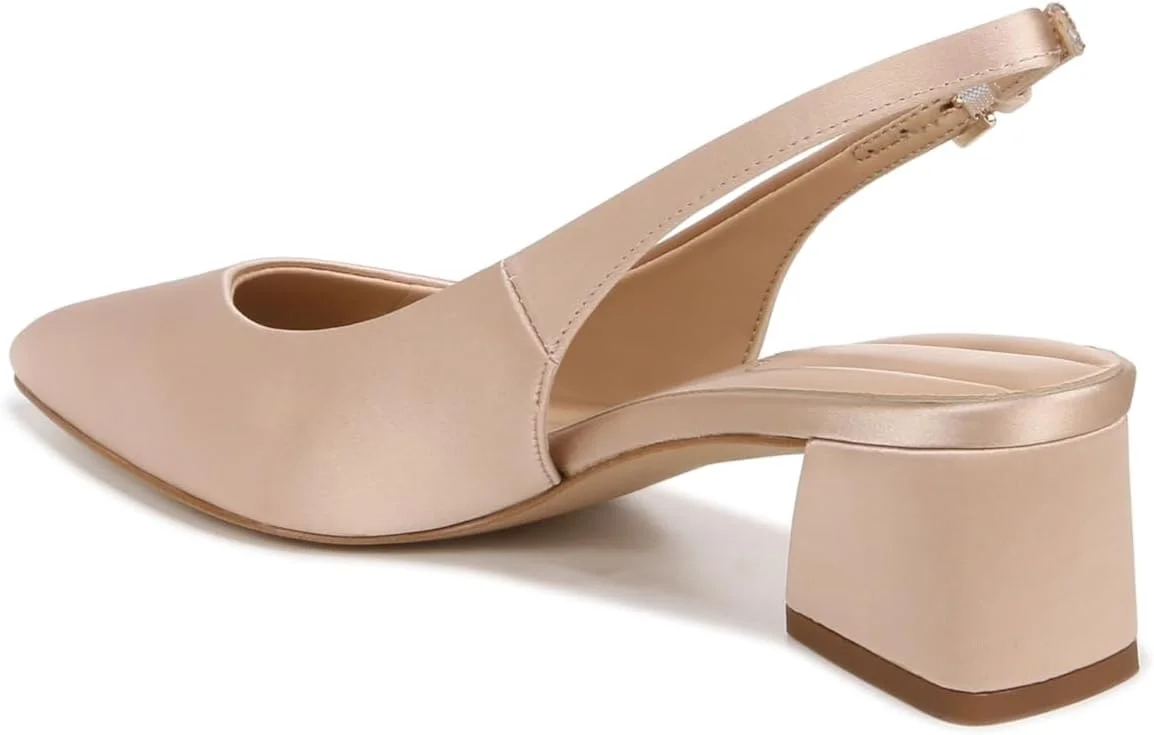 کفش پاشنه کوتاه زنانه فرانکو سارتو مدل Racer با پنجه نوک تیز و بند پشتی