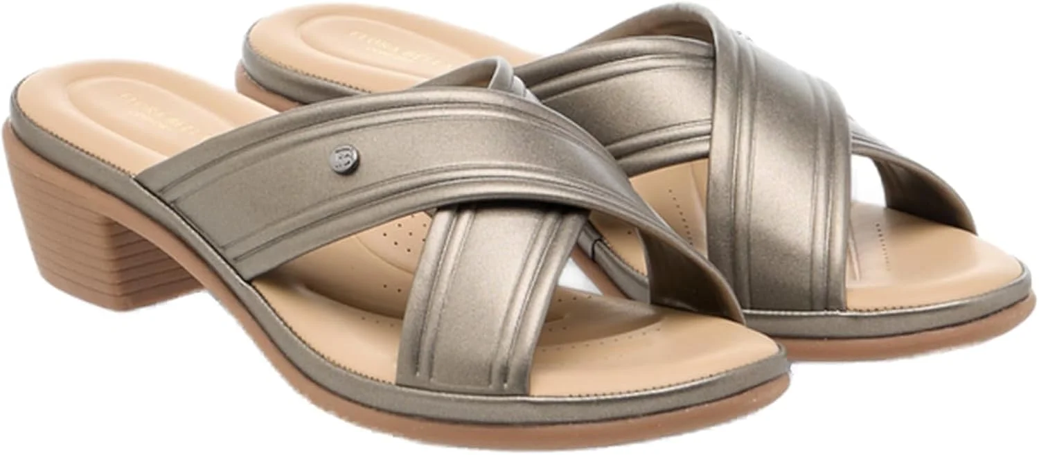 فلورا بلا از شو اکسپرس زنانه - صندل های روفرشی بند ضربدری با پاشنه پهن