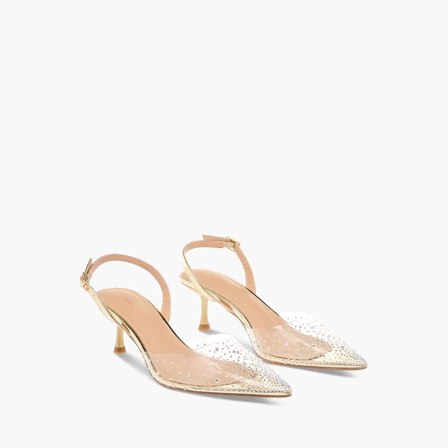 کفش پاشنه بلند زنانه فلورا بلا از شواکسپرس - تزیین شده با پاشنه های پهن و سگک