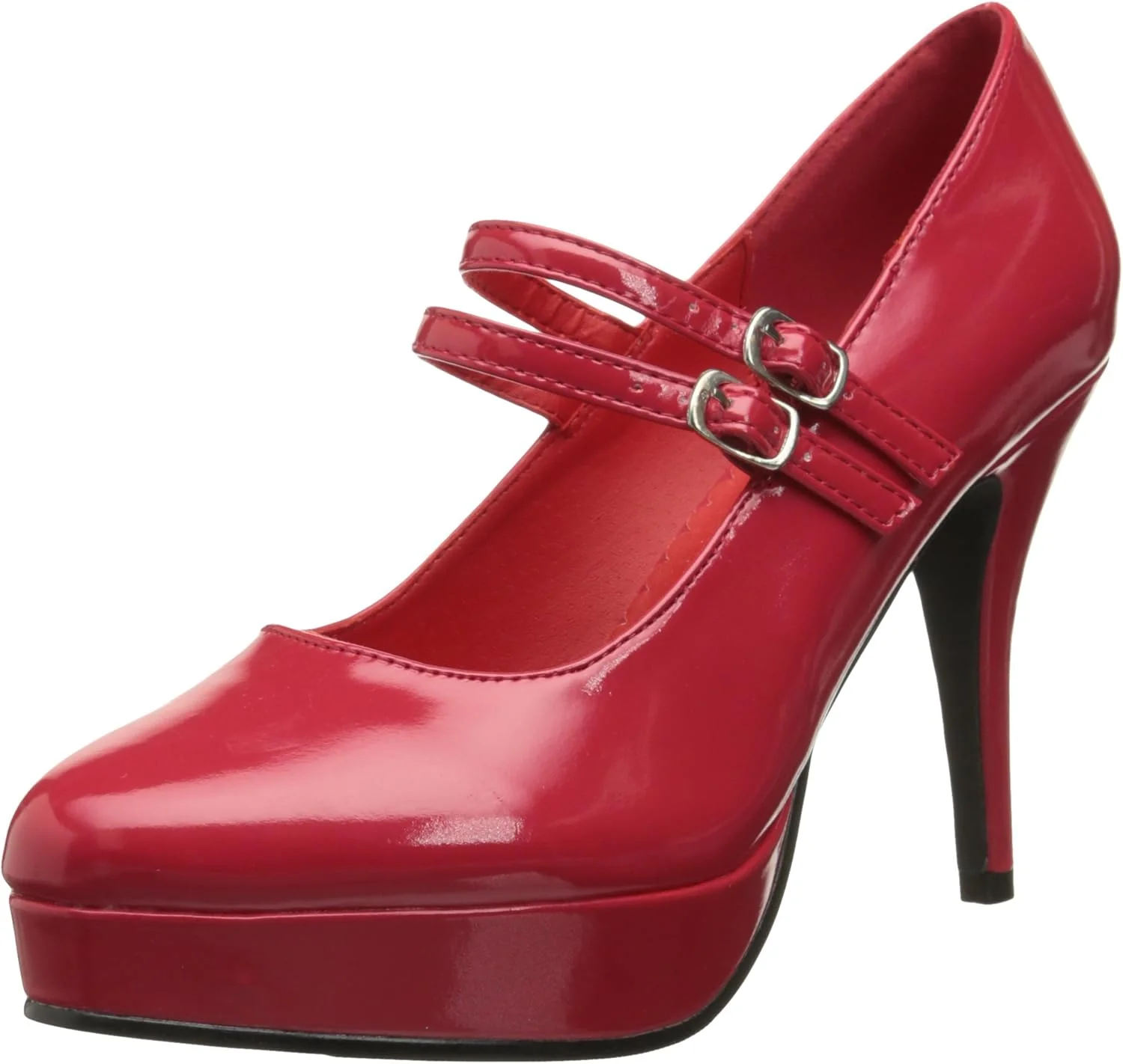 کفش پاشنه بلند زنانه مدل جین مری جین الی شوز 421، مشکی، سایز تک