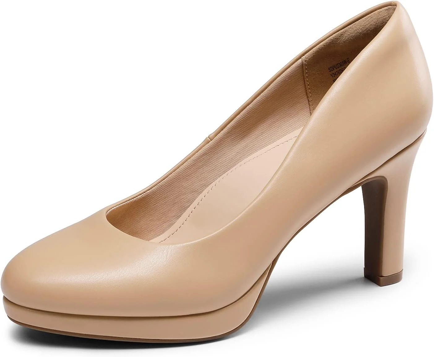 کفش پاشنه بلند زنانه DREAM PAIRS، پنجه بسته، پاشنه کوتاه، لژدار، راحت، مناسب کار در اداره و مهمانی