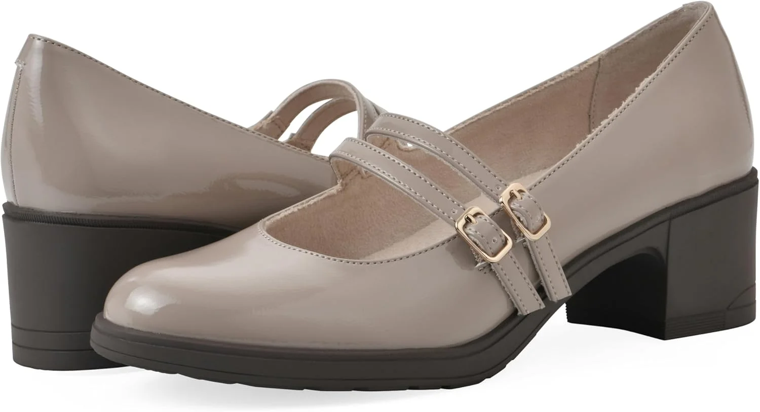 کفش پاشنه دار زنانه مری جین مدل Hunta با دو بند و کفی نرم از برند CLIFFS BY WHITE MOUNTAIN