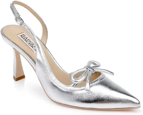 کفش پاشنه بلند زنانه مدل جورجی از بدگلی میشکا، نقره ای، سایز 36-37 اروپا