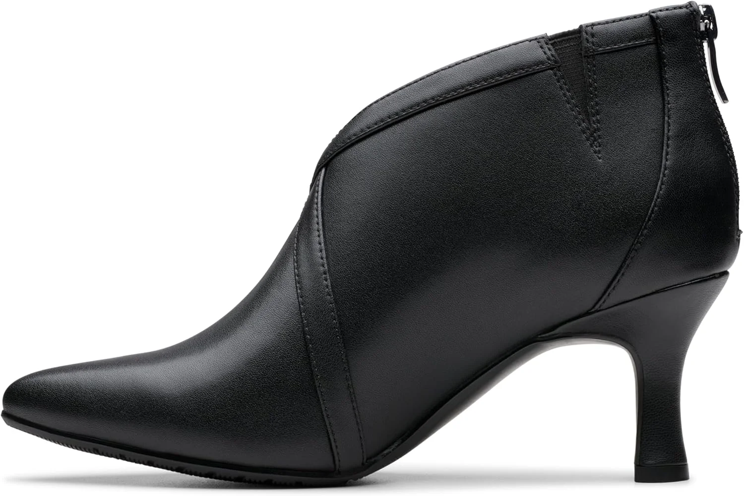 کفش پاشنه بلند زنانه کلارکس مدل Kataleyna Sol، چرم مشکی، سایز 8.5