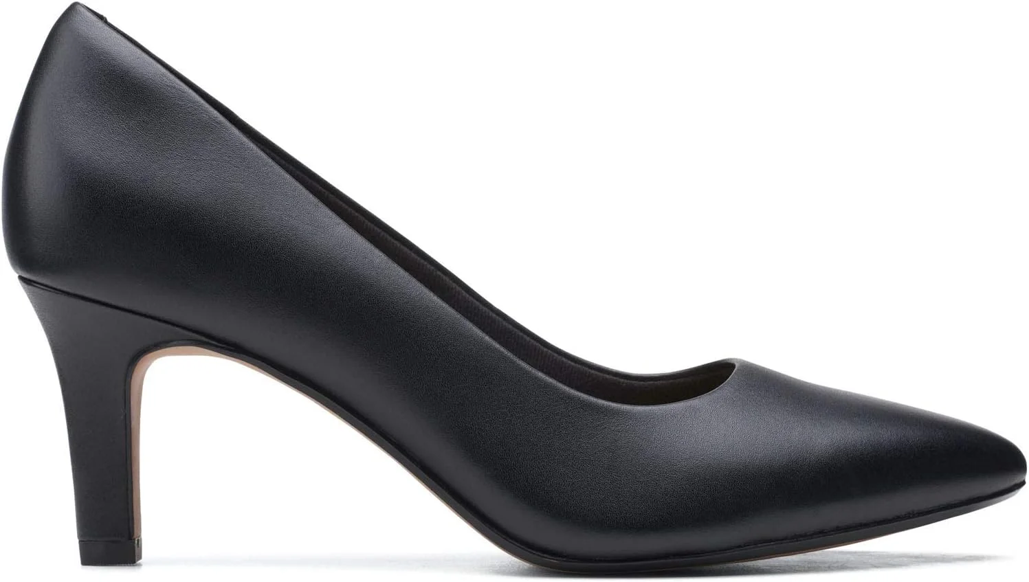 کفش پاشنه بلند زنانه کلارکس مدل ایلینا تولیپ، چرم مشکی، سایز 41 اروپا