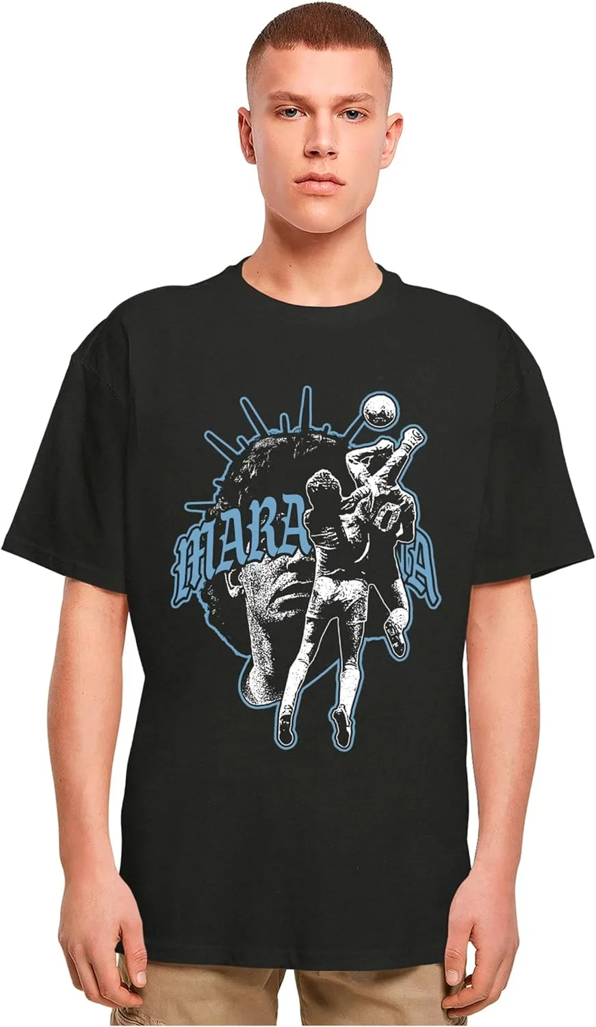 تی شرت مردانه آستین کوتاه طرح دست