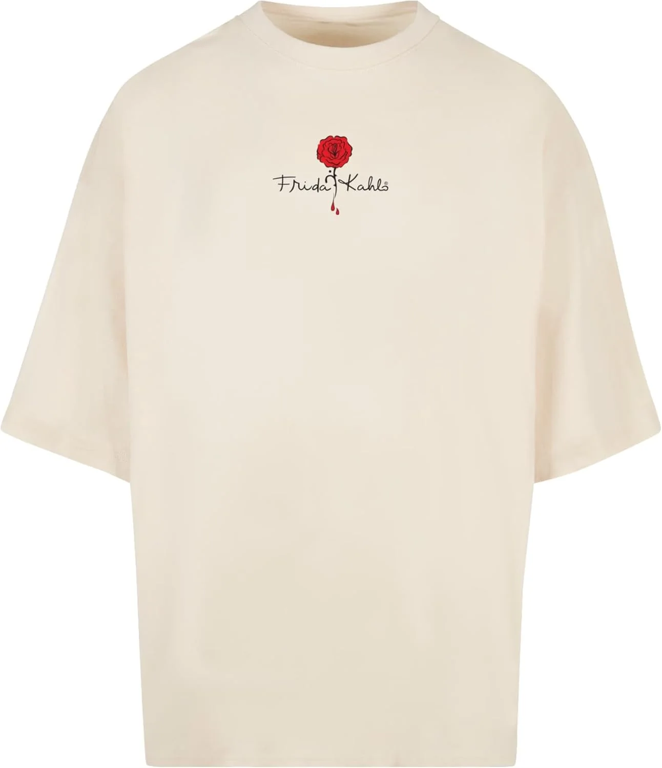 تی شرت مردانه مدل Mp5000161-frida Kahlo - Logo Rose Huge Tee (تک عددی)