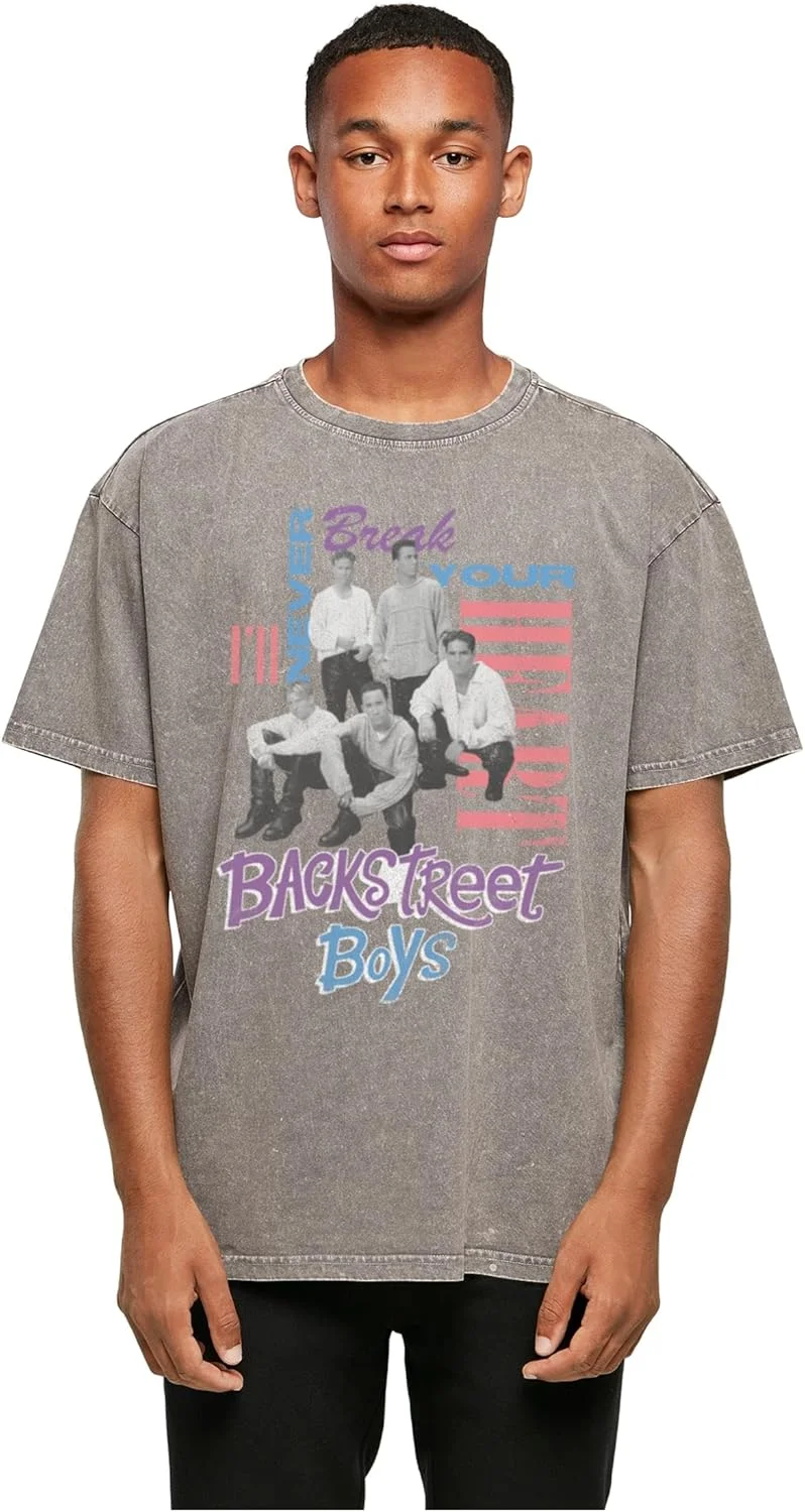 تی‌شرت آستین کوتاه مردانه مدل Mp5001687 - طرح پشتی خیابانی - تیشرت بزرگ سایز اسید شور (بسته 1 عددی)