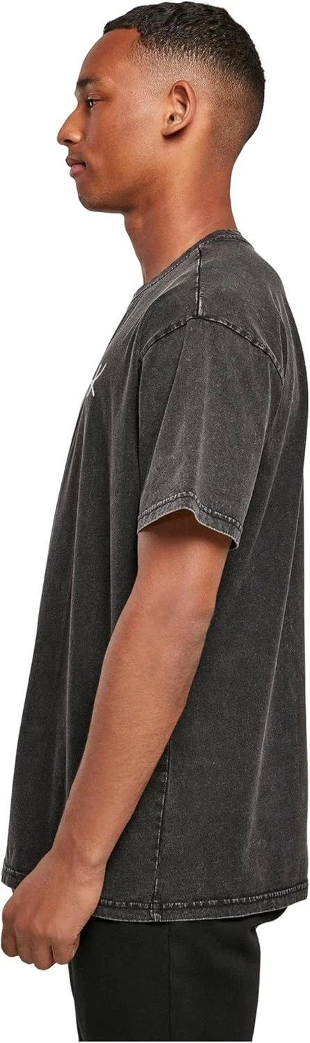 تی شرت آستین کوتاه مردانه طرح Frida Kahlo - سنگ شور شده و سنگین