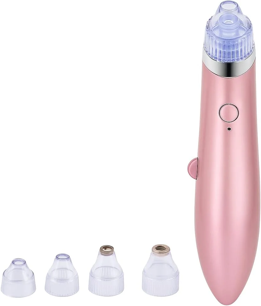 دستگاه پاک کننده منافذ صورت FITTO با قابلیت شارژ USB - ابزار مراقبت از پوست برای پاکسازی عمیق، لایه برداری و پوستی صاف تر - دستگاه زیبایی قابل حمل، چند رنگ