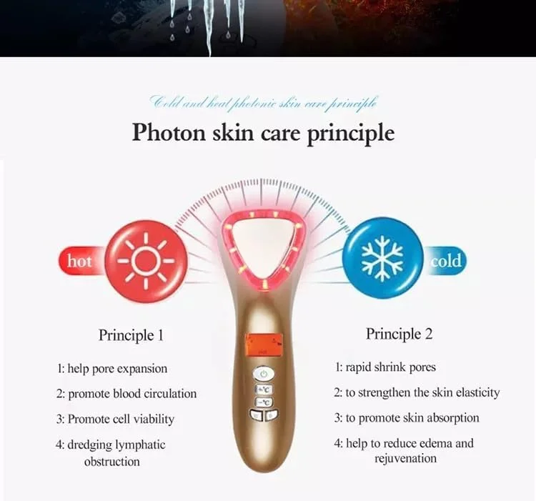 ماساژور صورت مراقبت زیبایی - درمان گرم و سرد اسپا - مرطوب کننده، پاک کننده عمیق صوتی، جوانسازی، دستگاه صورت - سفت کننده پوست قابل شارژ ماساژور صورت مراقبت زیبایی - درمان گرم و سرد اسپا - مرطوب کننده، پاک کننده عمیق صوتی، جوانسازی، دستگاه صورت - سفت کننده پوست قابل شارژ