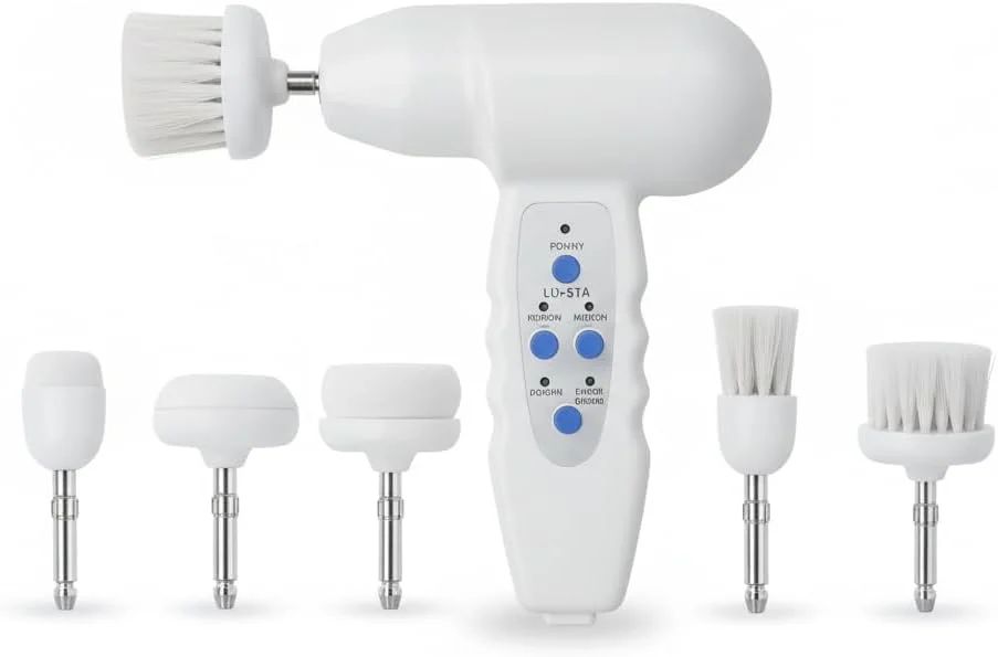 دستگاه برس چرخشی قابل حمل گلوبال استار - ابزار چند منظوره پاکسازی صورت (سیمی)