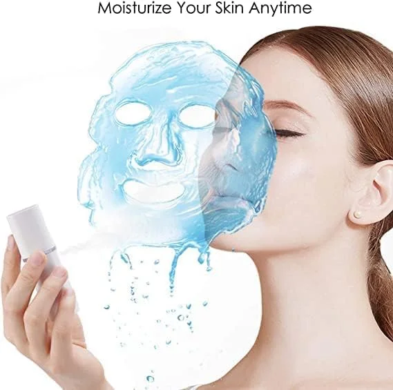 دستگاه نانو مه پاش صورت - مینی بخور صورت USB قابل شارژ با اسپری سرد، پشتیبانی از پاوربانک، مخزن 28 میلی لیتری - دستگاه آبرسانی قابل حمل پوست (صورتی، 13 سانتی متر) دستگاه نانو مه پاش صورت - مینی بخور صورت USB قابل شارژ با اسپری سرد، پشتیبانی از پاوربانک، مخزن 28 میلی لیتری - دستگاه آبرسانی قابل حمل پوست (صورتی، 13 سانتی متر)