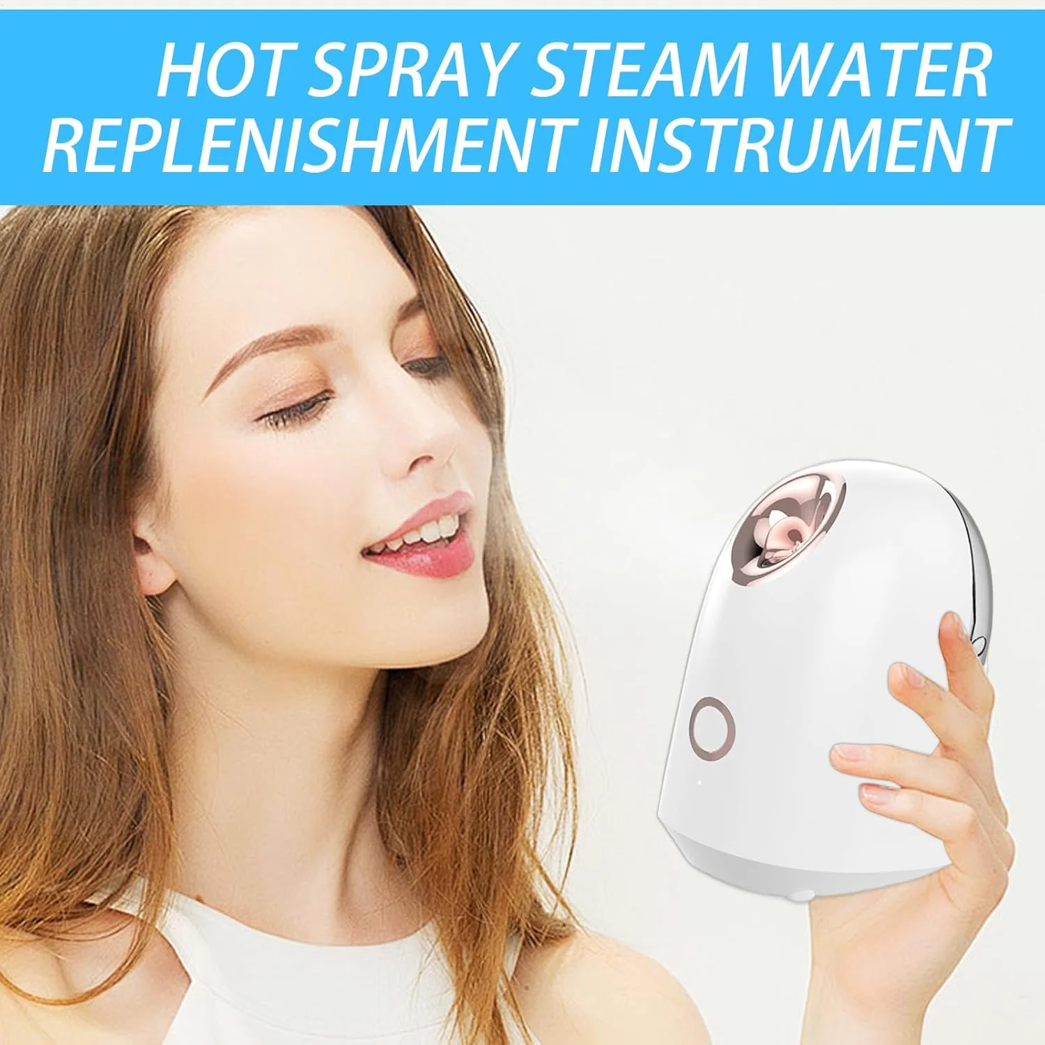 دستگاه بخور صورت حرفه ای | اتمایزر کوچک صورت | اتمایزر مرطوب کننده قابل حمل صورت، دستگاه پاک کننده و مرطوب کننده پوست برای خانه دستگاه بخور صورت حرفه ای | اتمایزر کوچک صورت | اتمایزر مرطوب کننده قابل حمل صورت، دستگاه پاک کننده و مرطوب کننده پوست برای خانه