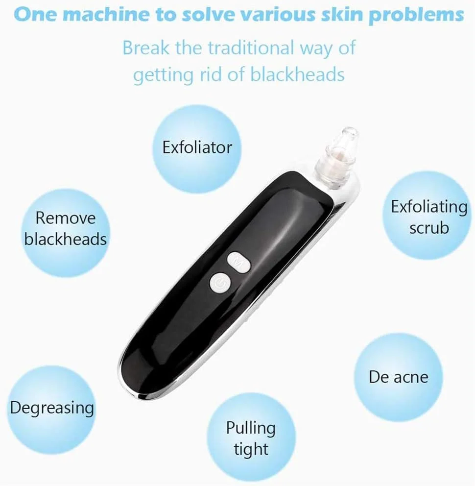 دستگاه پاکسازی منافذ صورت، حذف کننده جوش سرسیاه برقی، 6 سری، شارژ USB، ابزار مراقبت قابل حمل خانگی، تجهیزات پاکسازی صورت. دستگاه پاکسازی منافذ صورت، حذف کننده جوش سرسیاه برقی، 6 سری، شارژ USB، ابزار مراقبت قابل حمل خانگی، تجهیزات پاکسازی صورت.