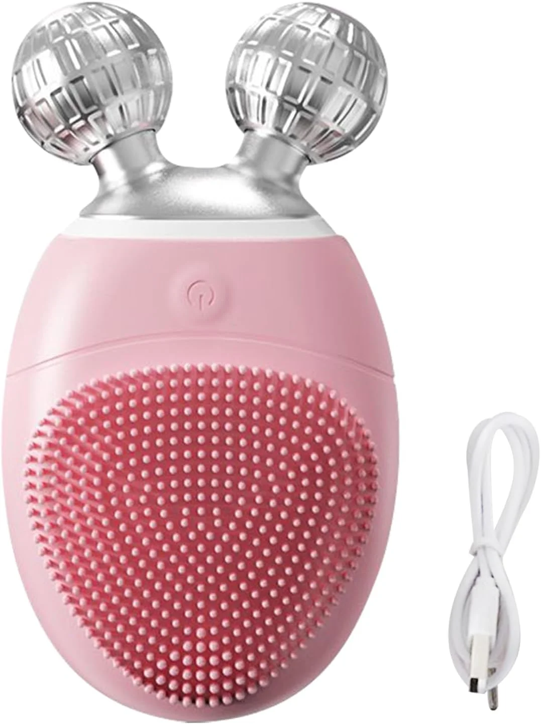 برس پاک کننده صورت - غلطک صورت - دستگاه ماساژور برقی ضد آب با 5 سرعت قابل تنظیم برای لایه برداری ملایم و پاکسازی عمیق