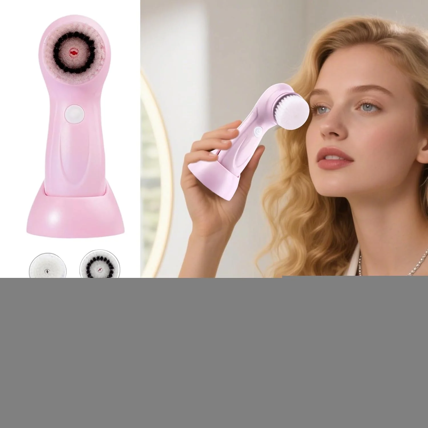 برس های صورت برای پاکسازی | اسکرابر برقی صورت با 6 سر برس - دستگاه پاک کننده پوست ماساژ شارژی برای بینی گونه چانه پیشانی برس های صورت برای پاکسازی | اسکرابر برقی صورت با 6 سر برس - دستگاه پاک کننده پوست ماساژ شارژی برای بینی گونه چانه پیشانی