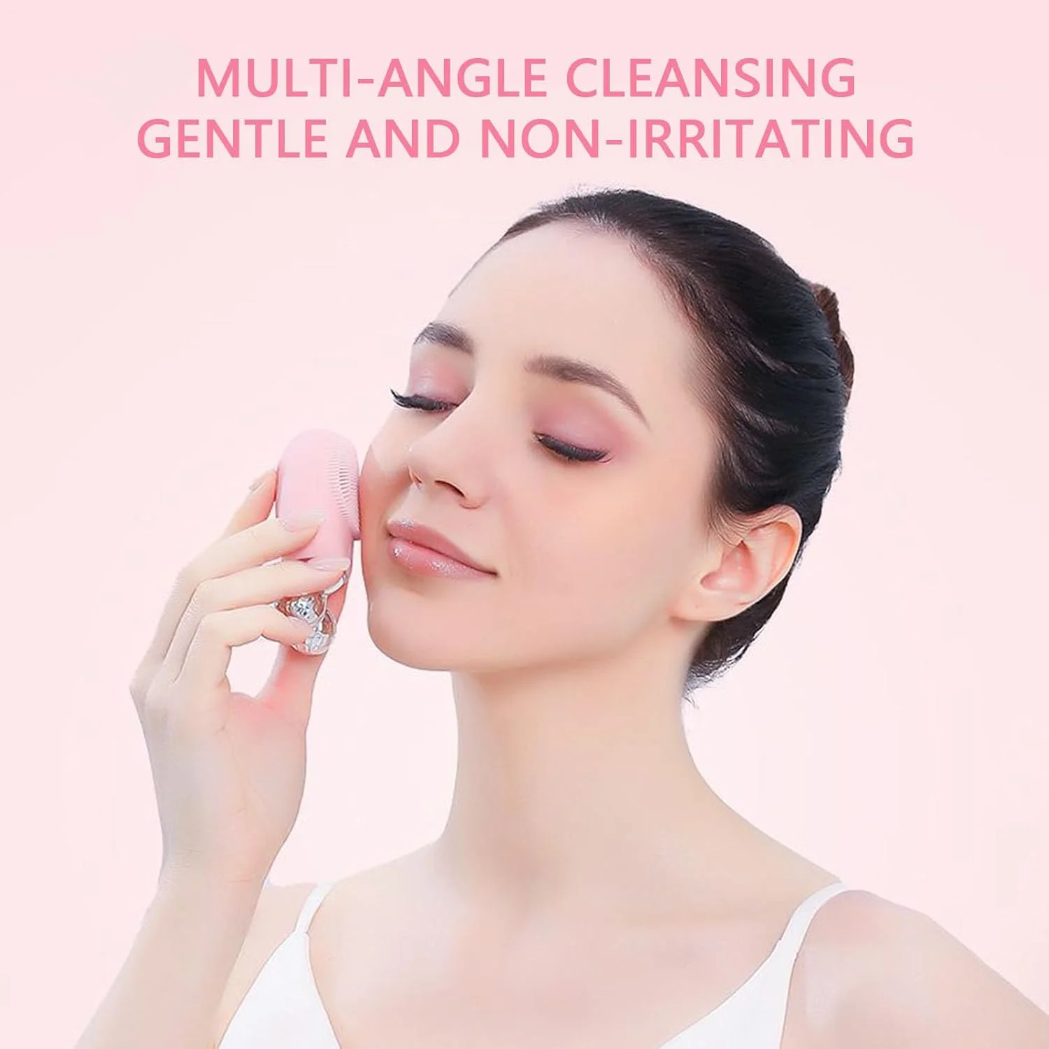 برس پاک کننده صورت - غلطک صورت - دستگاه ماساژور برقی ضد آب با 5 سرعت قابل تنظیم برای لایه برداری ملایم و پاکسازی عمیق برس پاک کننده صورت - غلطک صورت - دستگاه ماساژور برقی ضد آب با 5 سرعت قابل تنظیم برای لایه برداری ملایم و پاکسازی عمیق