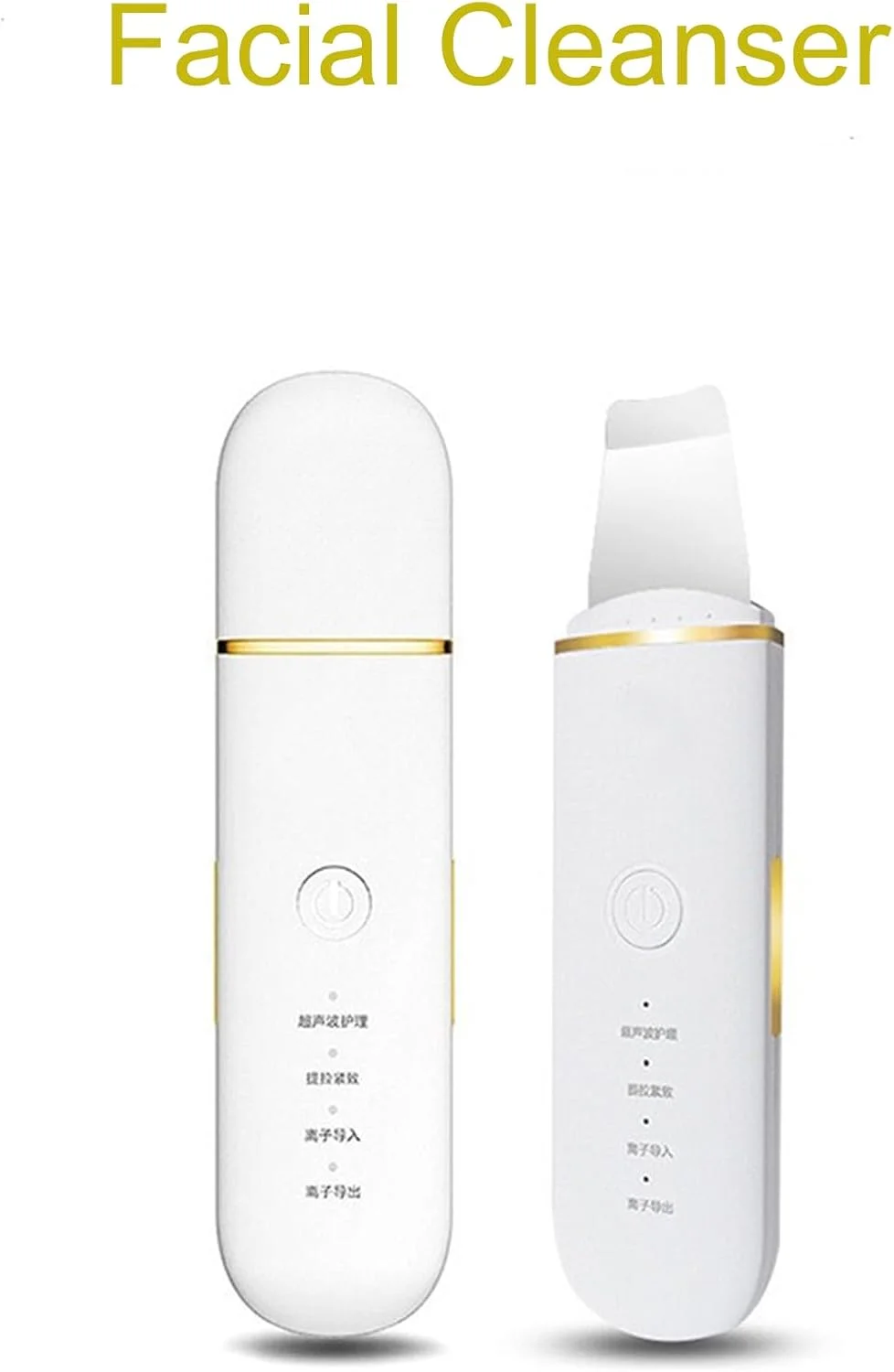 دستگاه اسکرابر پوست، دستگاه زیبایی پوست اولتراسونیک، دستگاه پاک کننده عمیق چند منظوره با روکش سیلیکونی، بیلچه حذف جوش های سرسیاه صورت