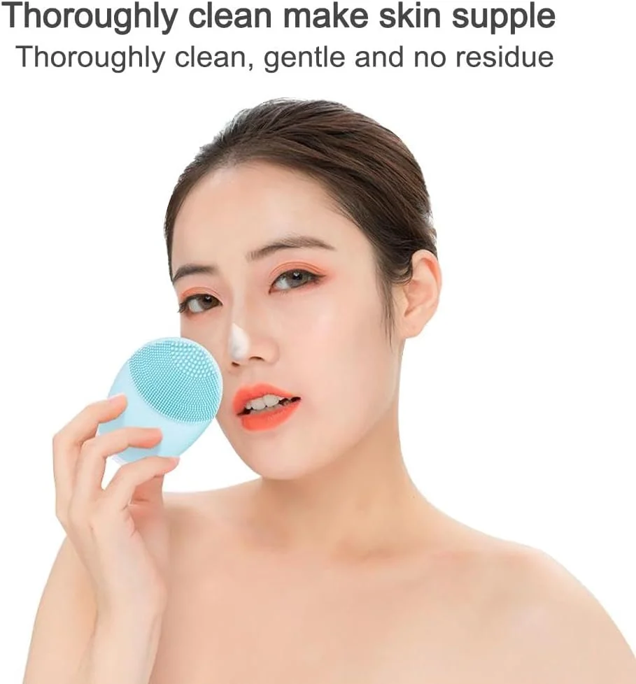 دستگاه پاکسازی صورت سیلیکونی هوشمند دو طرفه مینی | قابل شارژ، ملایم و چند رنگ دستگاه پاکسازی صورت سیلیکونی هوشمند دو طرفه مینی | قابل شارژ، ملایم و چند رنگ