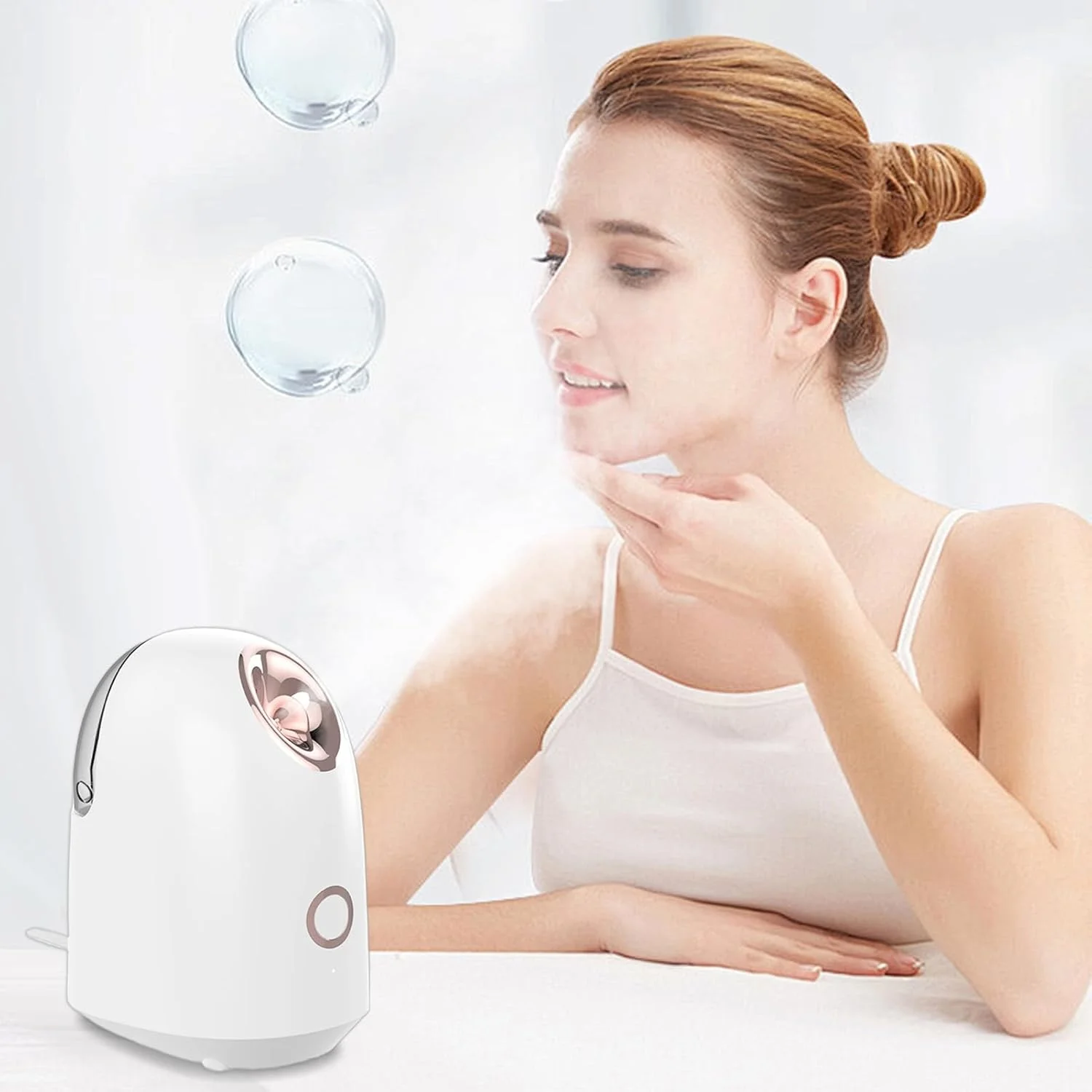 دستگاه بخور صورت، دستگاه بخور صورت - دستگاه پاکسازی منافذ برای بانوان و دختران، دستگاه مرطوب کننده صورت خانگی دستگاه بخور صورت، دستگاه بخور صورت - دستگاه پاکسازی منافذ برای بانوان و دختران، دستگاه مرطوب کننده صورت خانگی