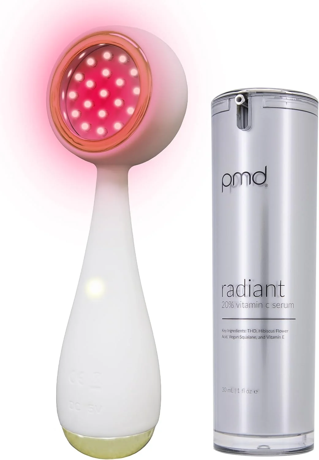 دستگاه پاکسازی هوشمند صورت PMD Clean Redvolution با برس سیلیکونی و درمان با نور قرمز ضد پیری - صاف کننده خطوط ریز و چین و چروک، سفت کننده و تقویت کننده - برای صورت و بدن دستگاه پاکسازی هوشمند صورت PMD Clean Redvolution با برس سیلیکونی و درمان با نور قرمز ضد پیری - صاف کننده خطوط ریز و چین و چروک، سفت کننده و تقویت کننده - برای صورت و بدن