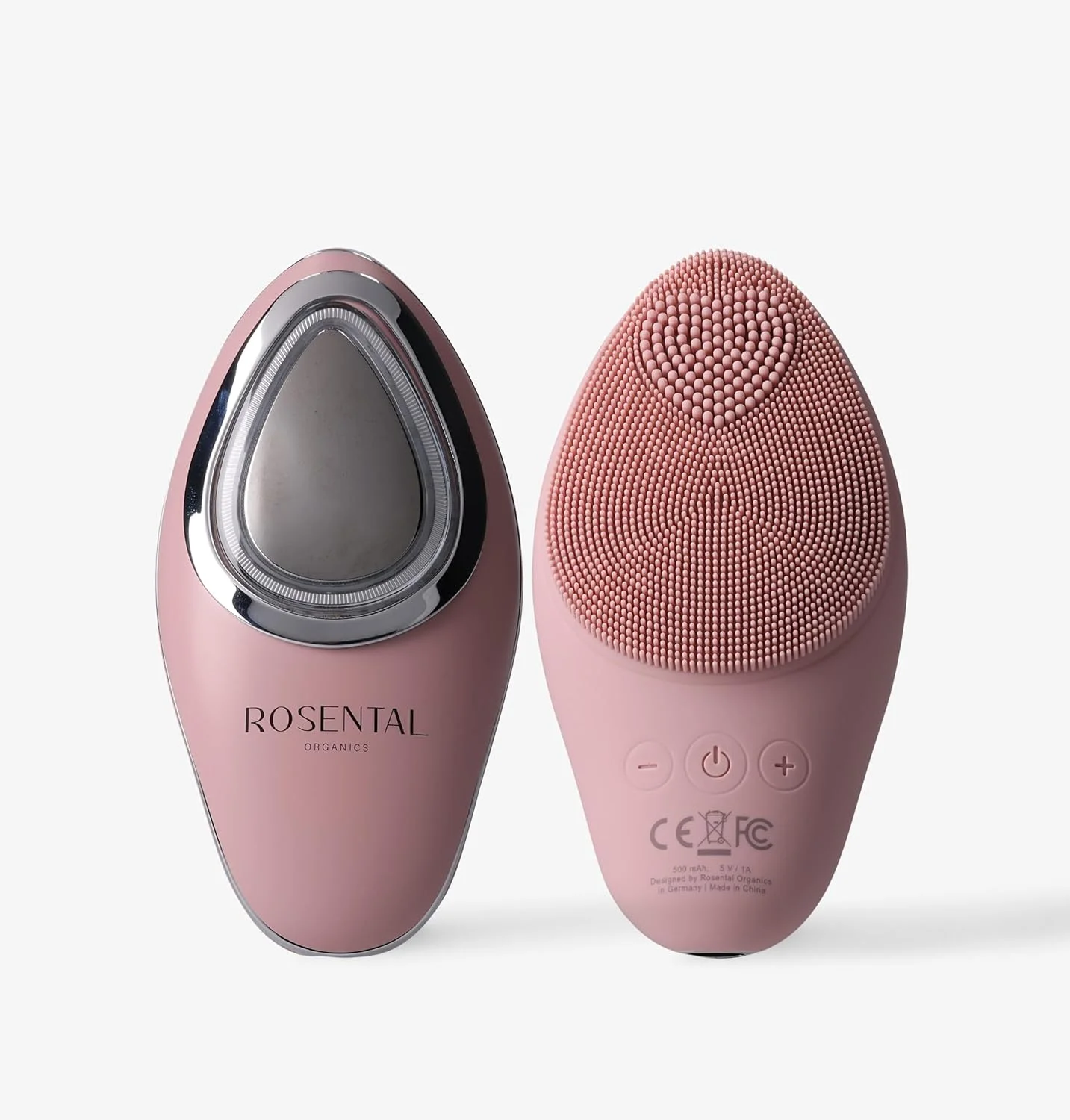 برس پاک کننده چند منظوره EMS Rosental Organics - برس پاک کننده صورت 4 در 1 / دستگاه پاک کننده صورت با ویبره، گرما، فناوری یون - برای پاکسازی عمیق - برای انواع پوست برس پاک کننده چند منظوره EMS Rosental Organics - برس پاک کننده صورت 4 در 1 / دستگاه پاک کننده صورت با ویبره، گرما، فناوری یون - برای پاکسازی عمیق - برای انواع پوست