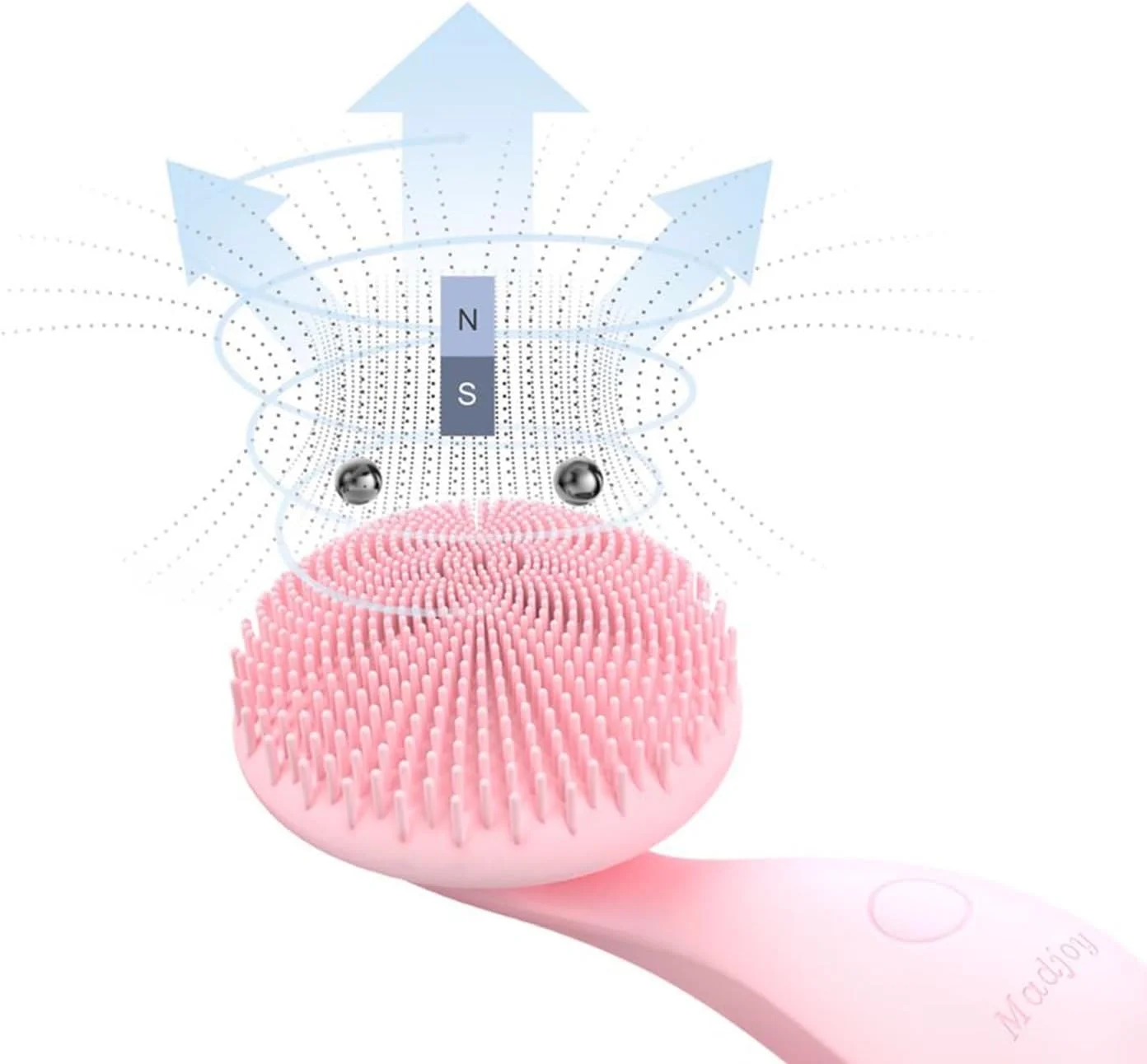 دستگاه پاک کننده صورت سیلیکونی، پاک کننده چرخشی سونیک برقی، دستگاه شستشوی هوشمند صورت، پاک کننده منافذ پوست، دستگاه پاک کننده دستی صورت
