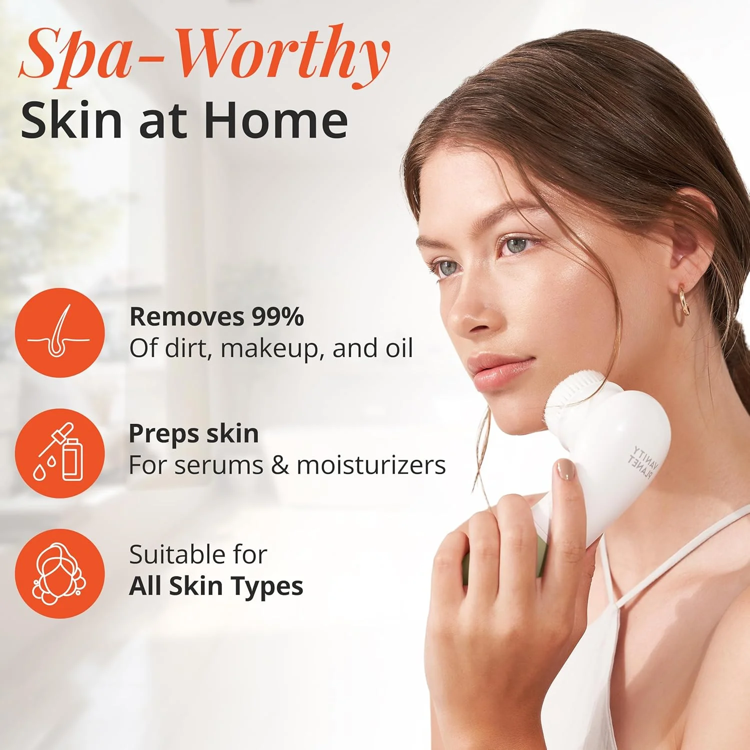 برس پاک کننده صورت رادیا ونتی پلنت (خاکستری گرم) - خاکستری گرم - دارای 3 سر برس صورت و برس بدن قابل تعویض - لایه بردار سبک وزن روزانه برای پوست درخشان - مقاوم در برابر آب برس پاک کننده صورت رادیا ونتی پلنت (خاکستری گرم) - خاکستری گرم - دارای 3 سر برس صورت و برس بدن قابل تعویض - لایه بردار سبک وزن روزانه برای پوست درخشان - مقاوم در برابر آب