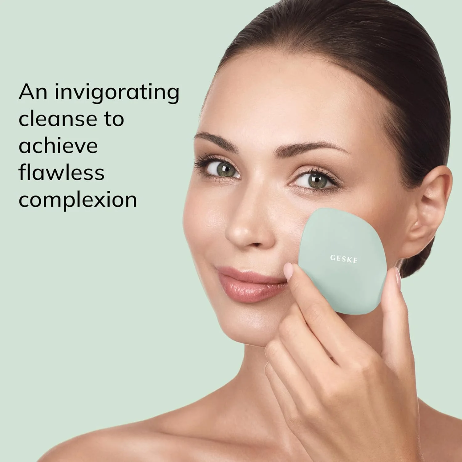 برس پاک کننده صورت هوشمند GESKE مدل SmartAppGuided™ 4 در 1، برس سیلیکونی نرم، دستگاه پاک کننده حرفه ای صورت، دستگاه پاک کننده پوست برس پاک کننده صورت هوشمند GESKE مدل SmartAppGuided™ 4 در 1، برس سیلیکونی نرم، دستگاه پاک کننده حرفه ای صورت، دستگاه پاک کننده پوست