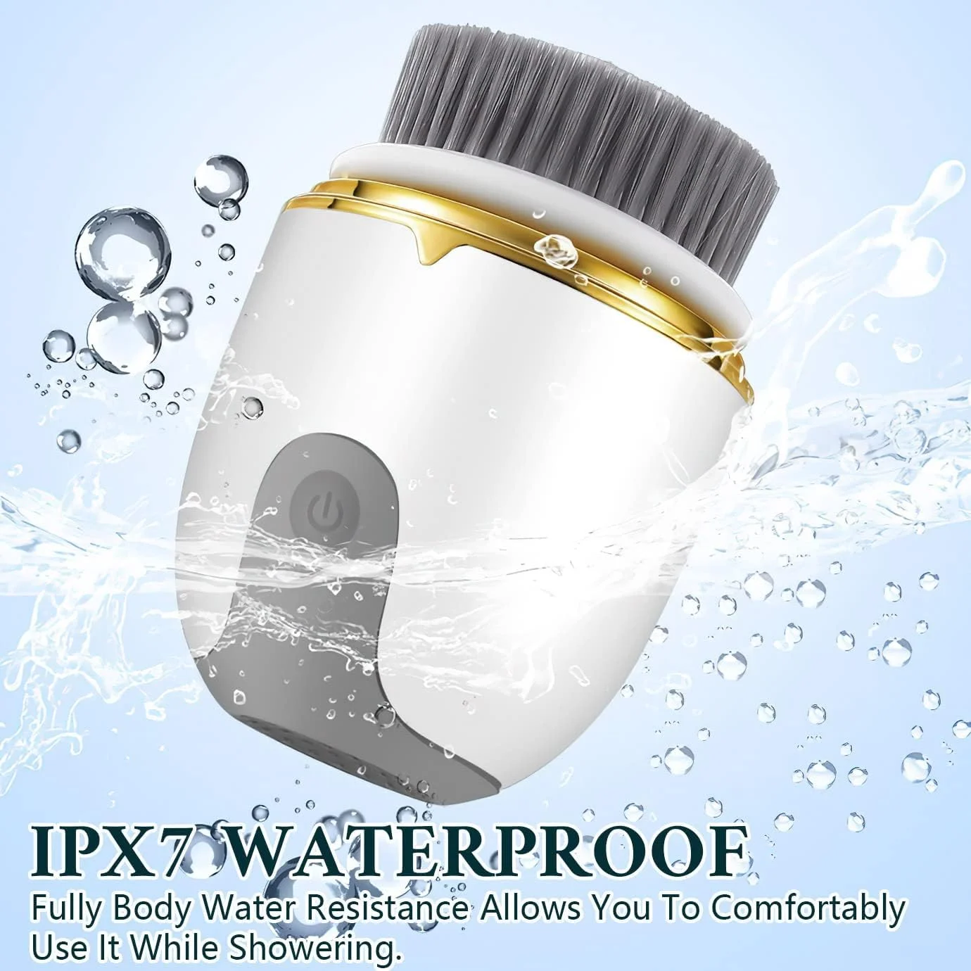 برس پاک کننده صورت MAKINGTEC، برس شستشوی برقی ضد آب کوچک و قابل حمل برای پاکسازی عمیق پوست صورت برای زنان و مردان برس پاک کننده صورت MAKINGTEC، برس شستشوی برقی ضد آب کوچک و قابل حمل برای پاکسازی عمیق پوست صورت برای زنان و مردان