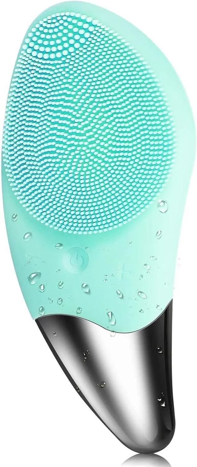 برس پاک کننده صورت سونیک، برس سیلیکونی ضد آب صورت با 6 تنظیمات سرعت، برس پاک کننده صورت سونیک برای پاکسازی عمیق منافذ، ماساژور صورت قابل شارژ برای انواع پوست برس پاک کننده صورت سونیک، برس سیلیکونی ضد آب صورت با 6 تنظیمات سرعت، برس پاک کننده صورت سونیک برای پاکسازی عمیق منافذ، ماساژور صورت قابل شارژ برای انواع پوست