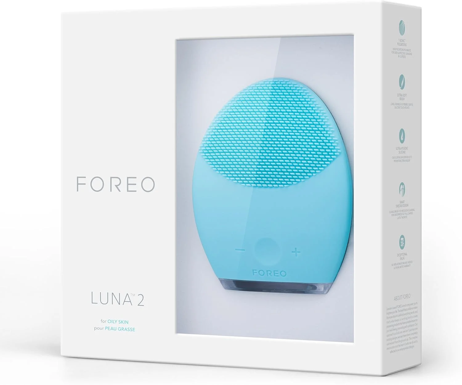 FOREO LUNA 2 برس صورت و ماساژور ضد پیری پوست چرب FOREO LUNA 2 برس صورت و ماساژور ضد پیری پوست چرب