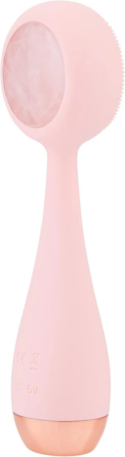 دستگاه پاک کننده هوشمند صورت PMD Clean Pro Blush با ماساژور حرارتی ActiveWarmth™ و سنگ رز کوارتز اصل