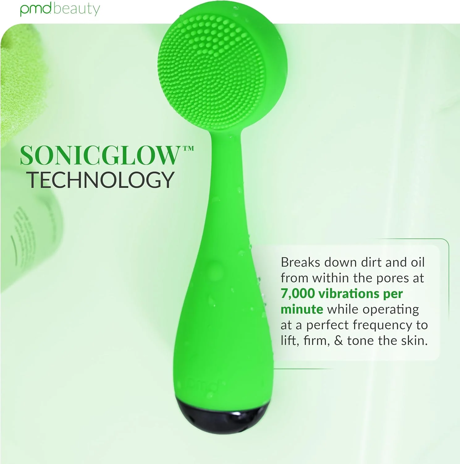 دستگاه پاکسازی هوشمند صورت PMD Clean - دارای برس سیلیکونی و ماساژور ضد پیری - ضد آب - فناوری لرزش SonicGlow - پاک کننده منافذ و جوش های سرسیاه - لیفت، سفت کننده و تقویت کننده پوست دستگاه پاکسازی هوشمند صورت PMD Clean - دارای برس سیلیکونی و ماساژور ضد پیری - ضد آب - فناوری لرزش SonicGlow - پاک کننده منافذ و جوش های سرسیاه - لیفت، سفت کننده و تقویت کننده پوست