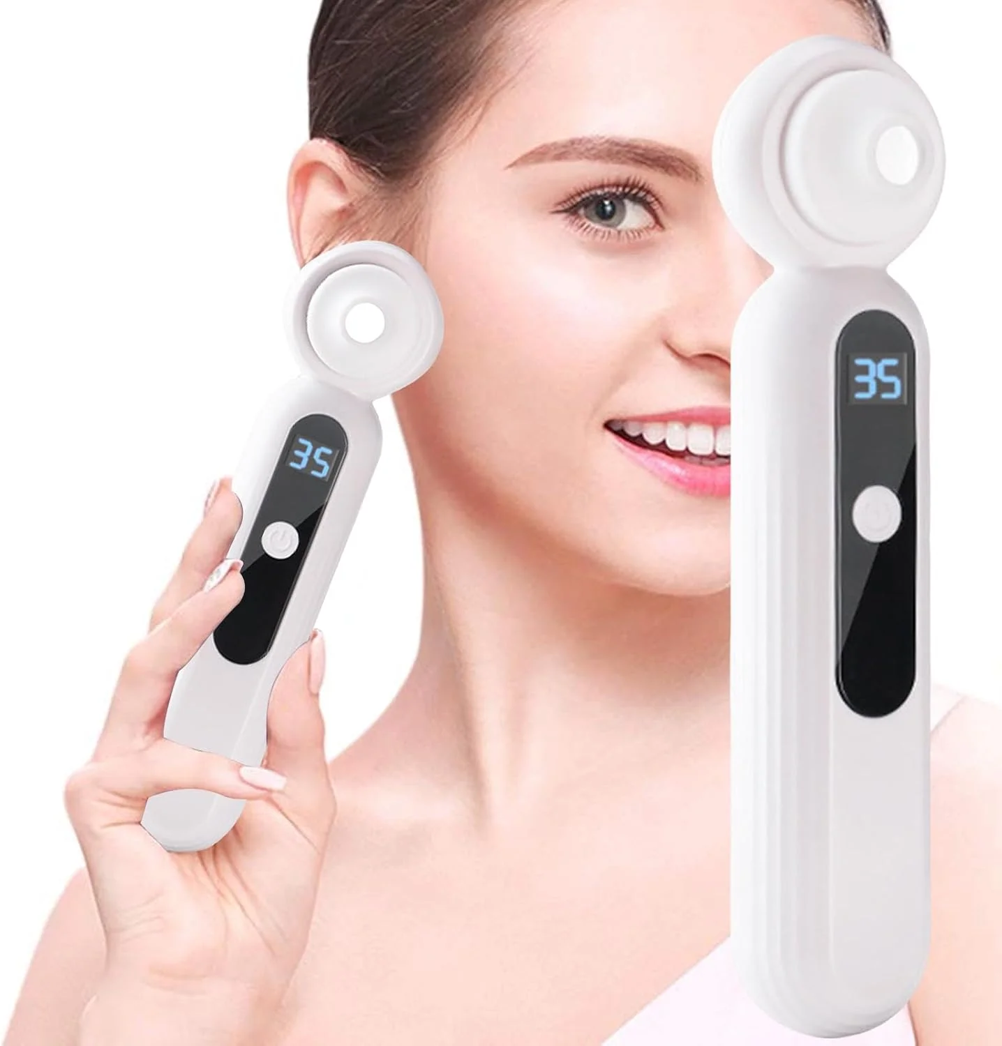 دستگاه پاکسازی منافذ پوست نالاکال، دارای 5 سطح تنظیم قدرت، ابزار زیبایی با 3 سر مکش، دستگاه مکش منافذ برای پاکسازی صورت دستگاه پاکسازی منافذ پوست نالاکال، دارای 5 سطح تنظیم قدرت، ابزار زیبایی با 3 سر مکش، دستگاه مکش منافذ برای پاکسازی صورت