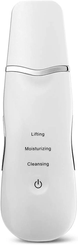 دستگاه پاک کننده صورت التراسونیک Fitto برای حذف جوش های سرسیاه - پاکسازی عمیق منافذ، لایه برداری و جوان سازی پوست، موثر برای آکنه و جوش های سرسیاه، قابل شارژ و ضد آب