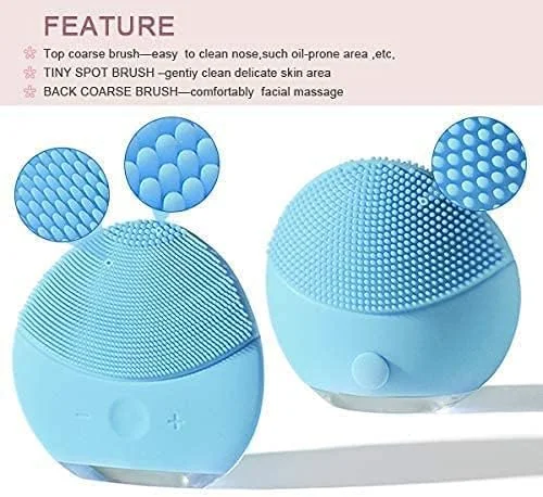 دستگاه پاک کننده صورت سیلیکونی مینی کول بیبی - آبی