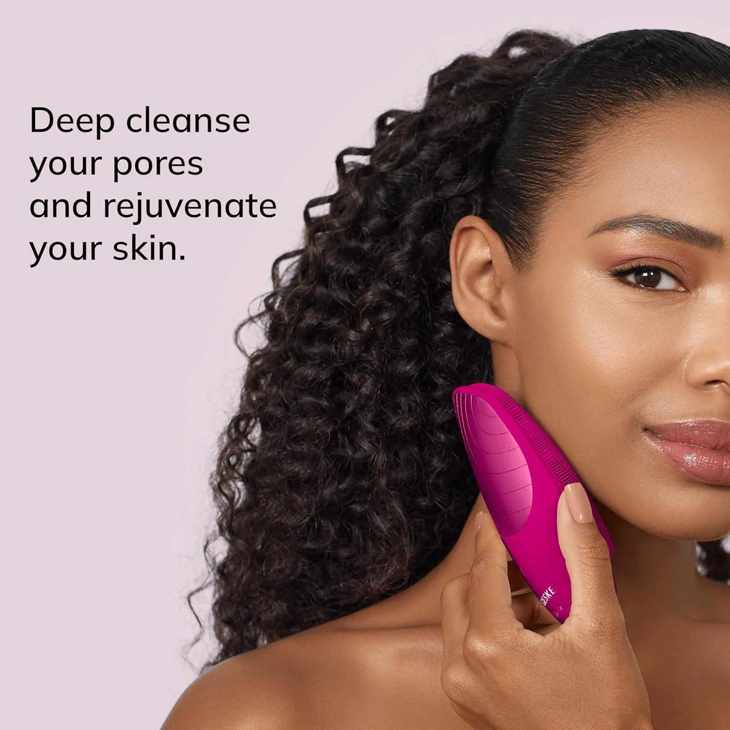 برس پاک کننده حرارتی صورت هوشمند GESKE مدل SmartAppGuided™ Sonic | 6 در 1 | پاکسازی پوست | برس پاک کننده گرمایشی | ماساژور صورت | برس صورت برقی | پاک کننده صورت