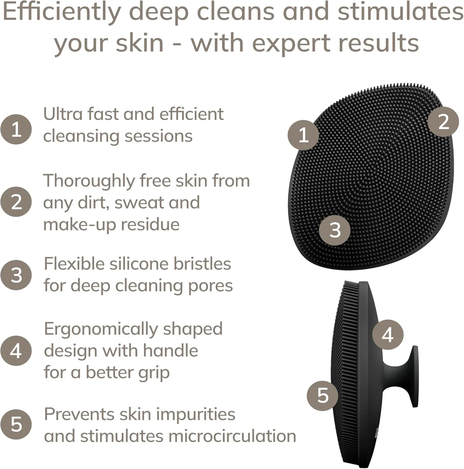 برس پاک کننده صورت هوشمند GESKE مدل SmartAppGuided 4 در 1 با دسته، برس سیلیکونی نرم، دستگاه پاک کننده حرفه ای صورت، دستگاه پاک کننده پوست برس پاک کننده صورت هوشمند GESKE مدل SmartAppGuided 4 در 1 با دسته، برس سیلیکونی نرم، دستگاه پاک کننده حرفه ای صورت، دستگاه پاک کننده پوست