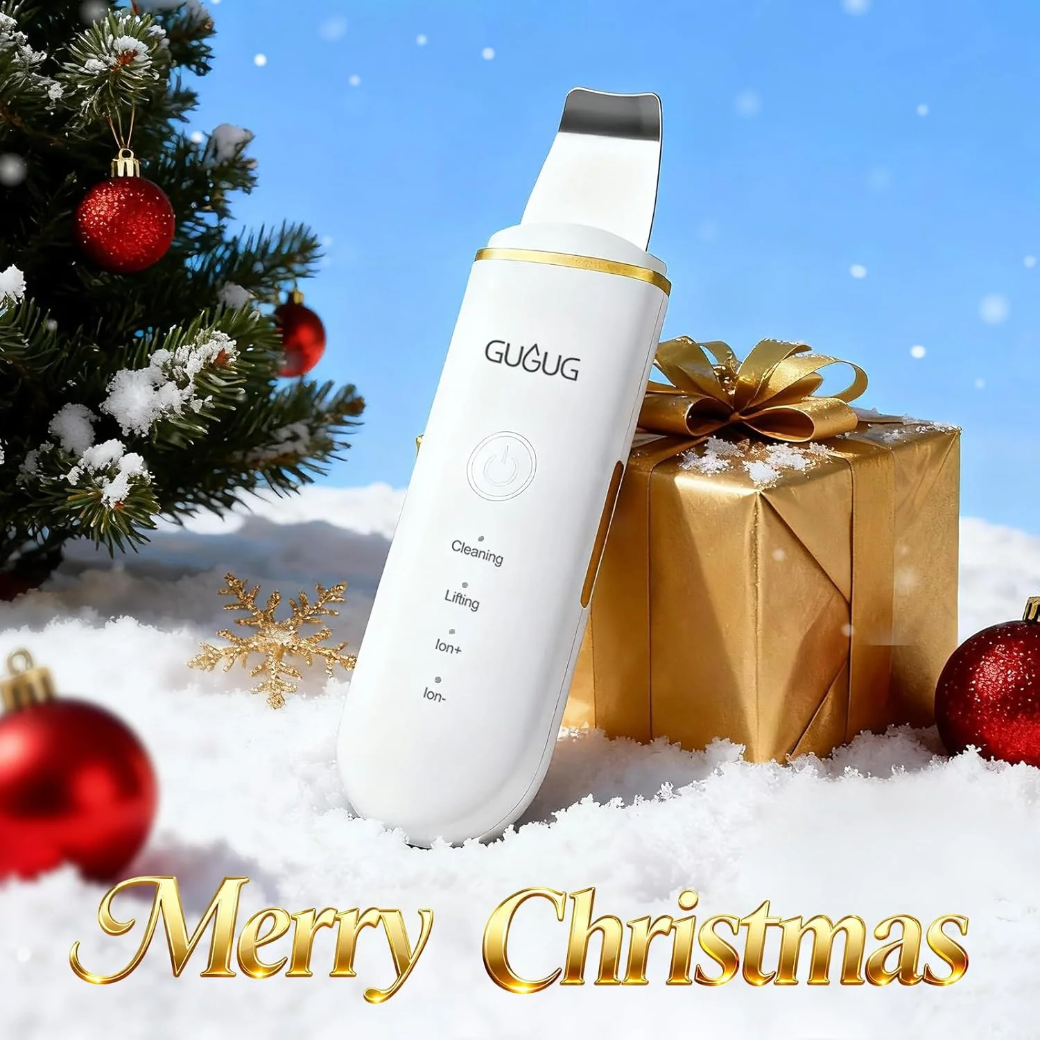 دستگاه اسکرابر پوست GUGUG - کاردک پوست، پاک کننده منافذ جوش سرسیاه، کاردک اسکرابر صورت، استخراج کننده کومدون برای پاکسازی عمیق صورت