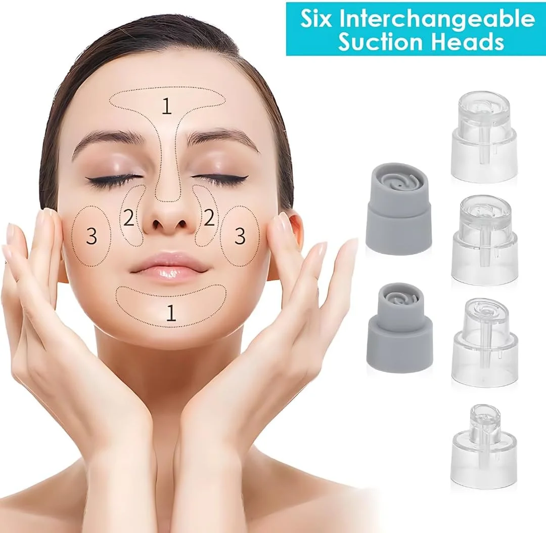 دستگاه پاکسازی صورت با لرزش میکرو، پاک کننده منافذ پوست، ضد آب و قابل شارژ، ماساژور ملایم صورت برای پاکسازی عمیق منافذ | طراحی شده در امارات متحده عربی