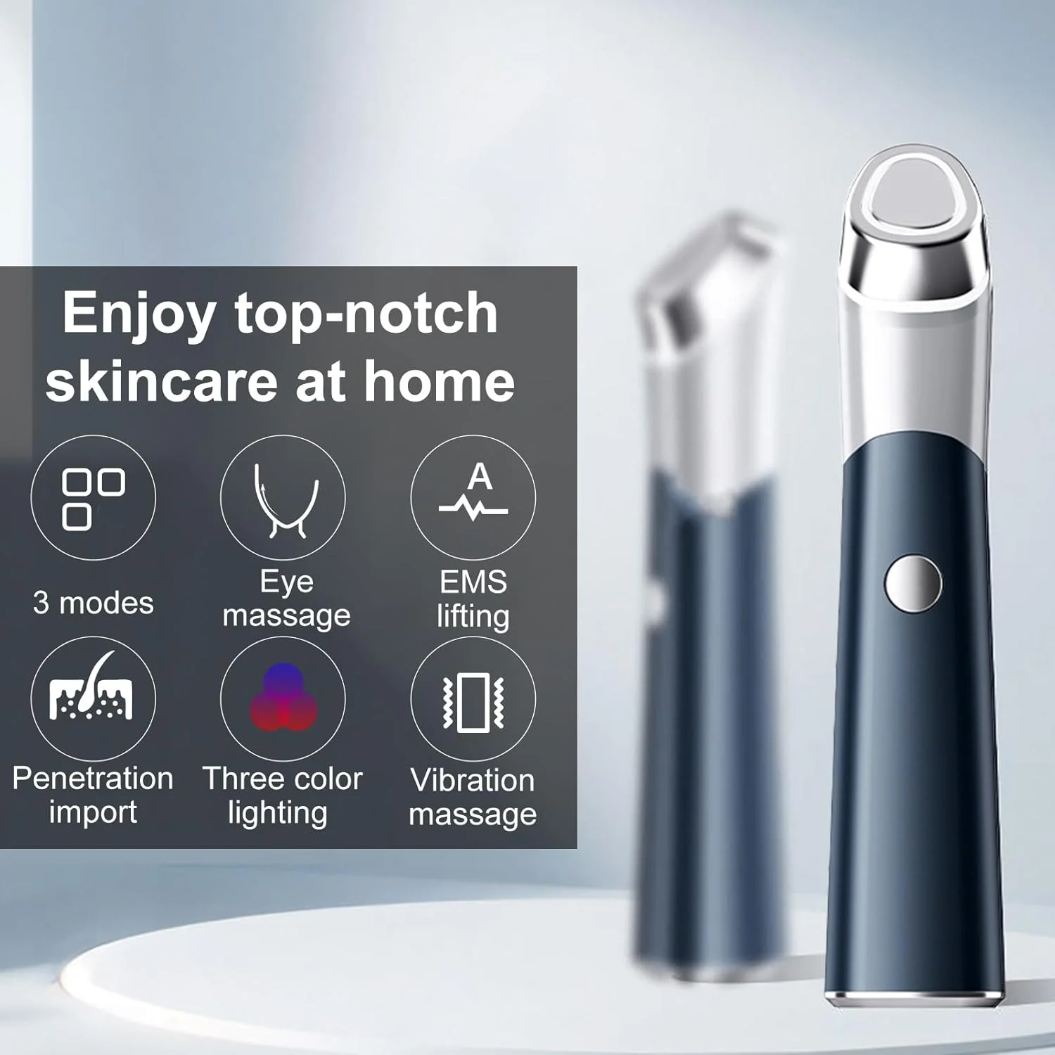 ماساژور چند منظوره صورت RF و EMS لیفتینگ با نور LED سه رنگ، مزوتراپی صورت، دستگاه پاکسازی عمیق پوست، زیبایی و سلامت صورت ماساژور چند منظوره صورت RF و EMS لیفتینگ با نور LED سه رنگ، مزوتراپی صورت، دستگاه پاکسازی عمیق پوست، زیبایی و سلامت صورت