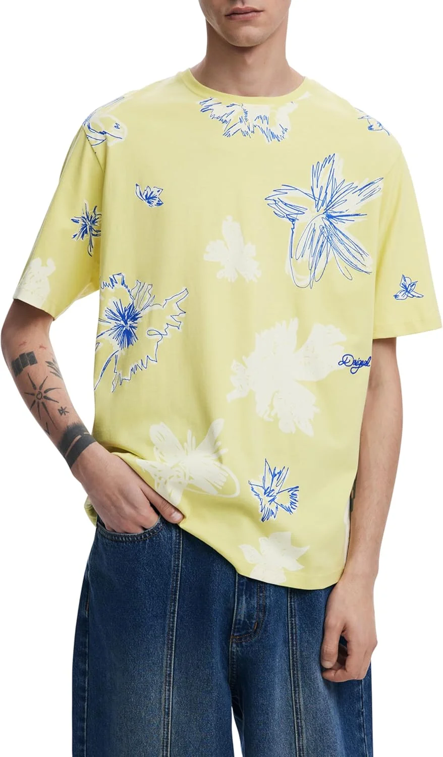 تی شرت مردانه Desigual مدل Ts_Jorge