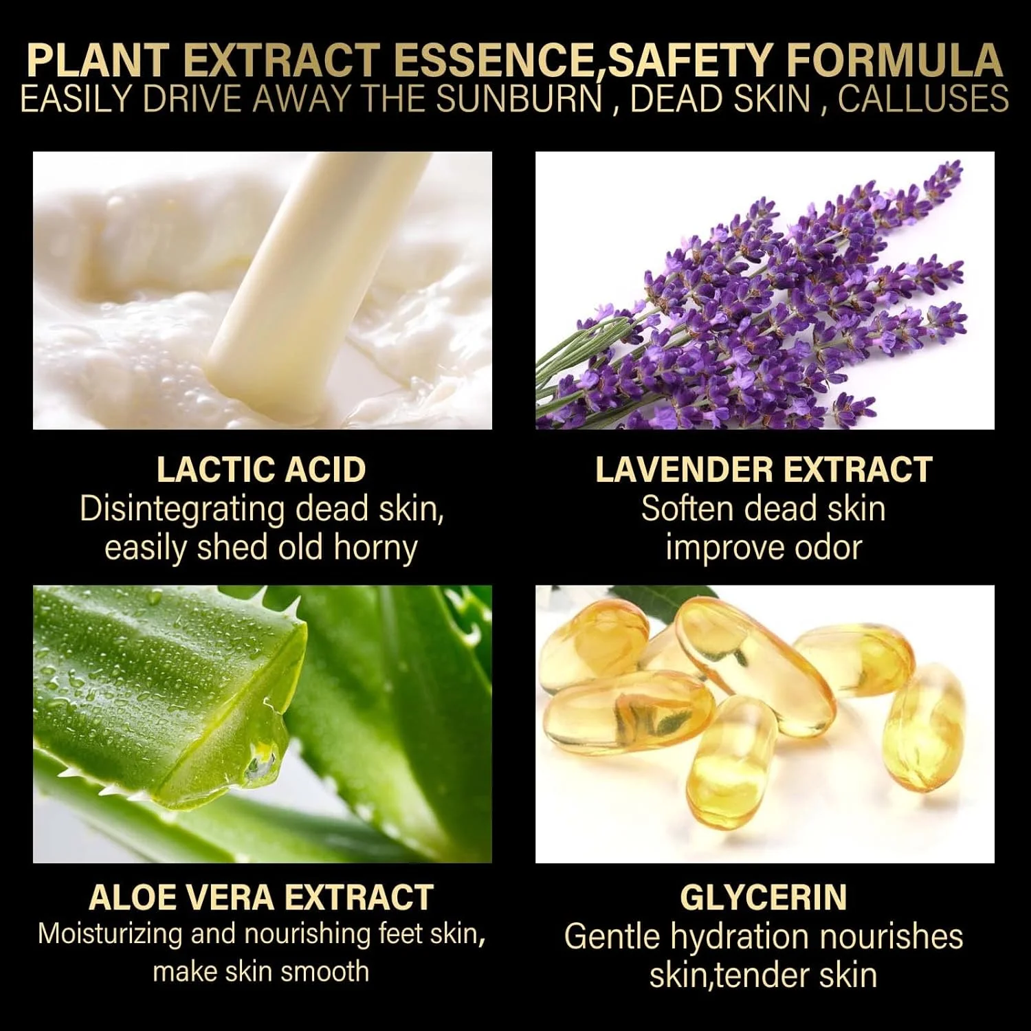 ماسک مرطوب کننده پا با رایحه اسطوخودوس - لایه بردار پا برای از بین بردن پوست مرده، ترمیم پاشنه ترک خورده و ماسک آبرسان پا، مناسب برای انواع پوست