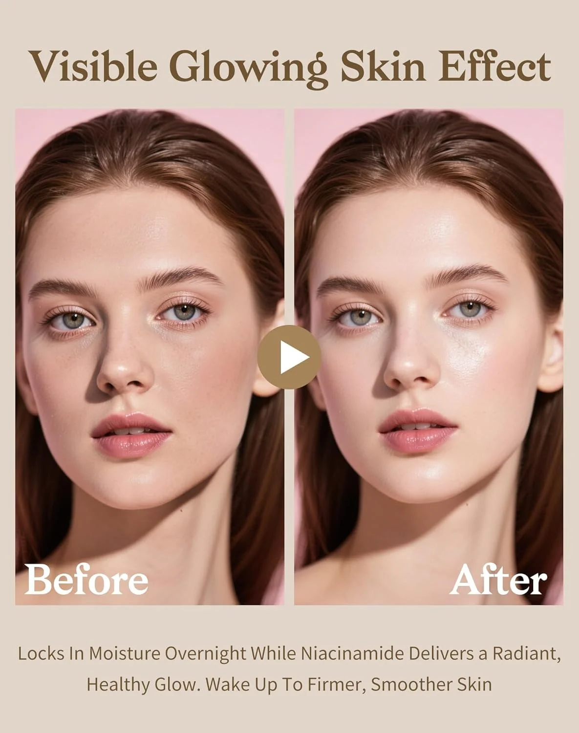 ماسک مرطوب کننده کلاژن و برنج برای استفاده شبانه: ماسک صورت کلاژن، ماسک لایه بردار هیدرولیز شده برای پوست درخشان، الاستیسیته و آبرسانی، عصاره برنج، 75 میلی لیتر