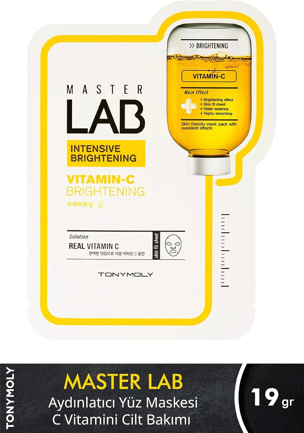 ماسک صورت آبرسان TONYMOLY حاوی ویتامین C، بسته 1 عددی