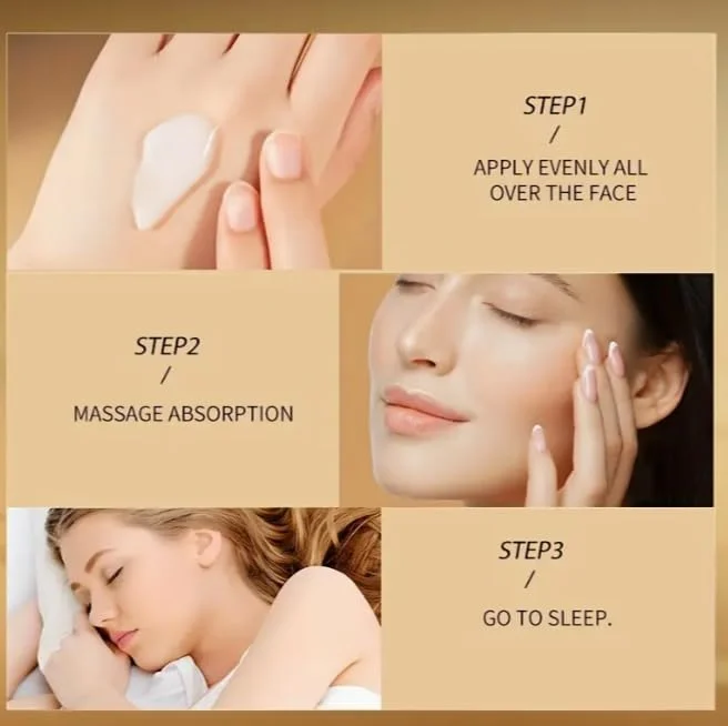 مجموعه 20 عددی ماسک خواب آبرسان Mercilen - فاقد الکل، حاوی کلاژن و اسید هیالورونیک، مناسب برای انواع پوست، جمع و جور و معطر با رایحه درخت چای | ماسک آبرسان کلاژن