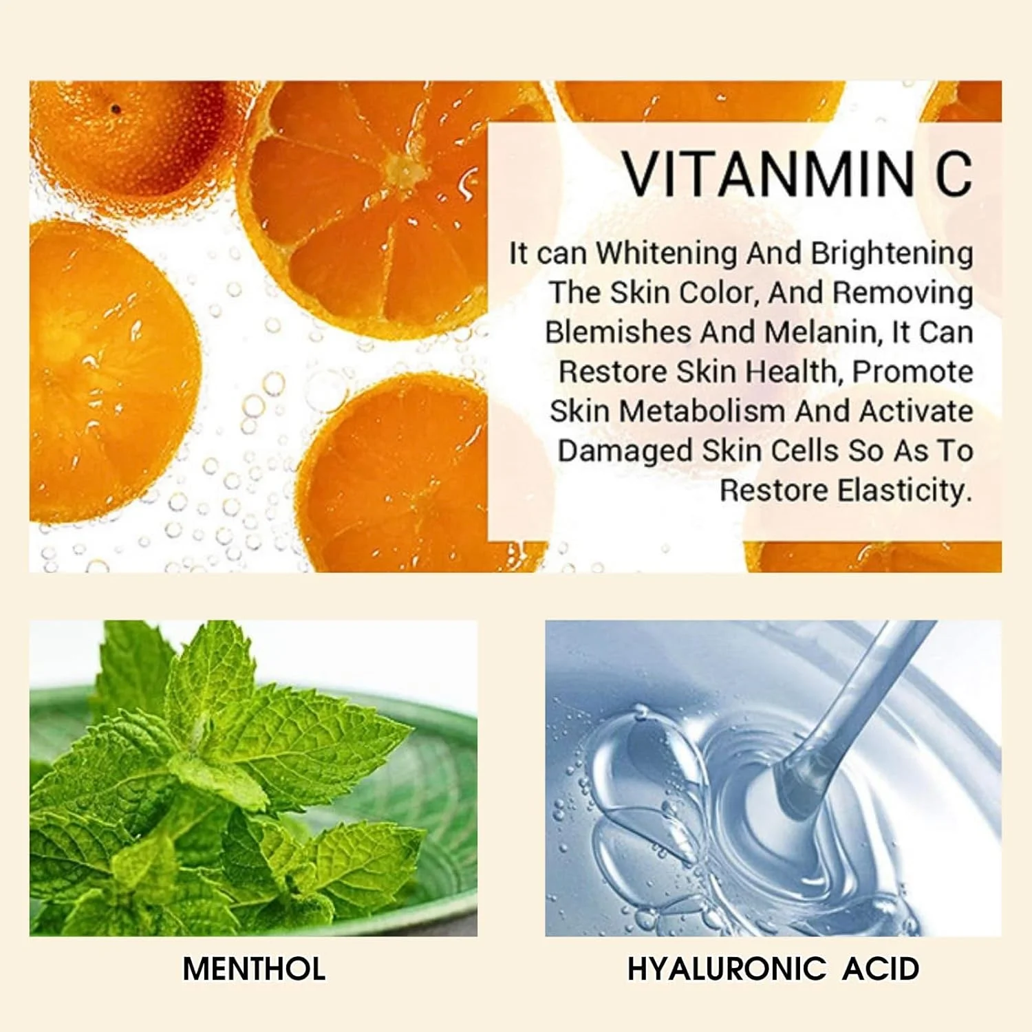 ماسک خواب صورت ویتامین C با اسید هیالورونیک، ماسک خواب ژلی مرطوب کننده برای آبرسانی و روشن کردن پوست، پوست را در طول شب صاف می کند تا درخشش صبحگاهی لطیف، درخشان و شاداب داشته باشید